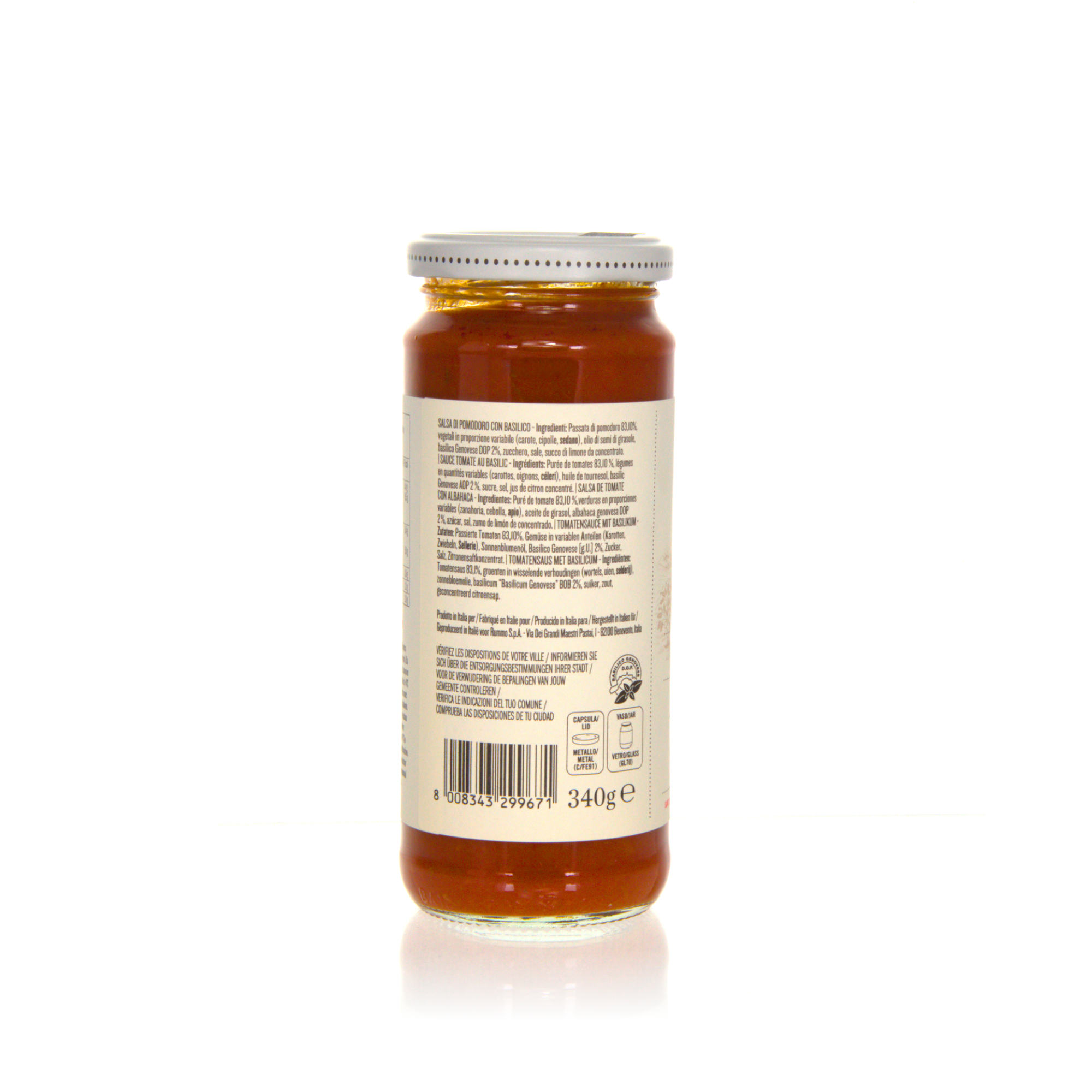 Rummo Sugo al Basilico - Tomatensauce mit Basilikum