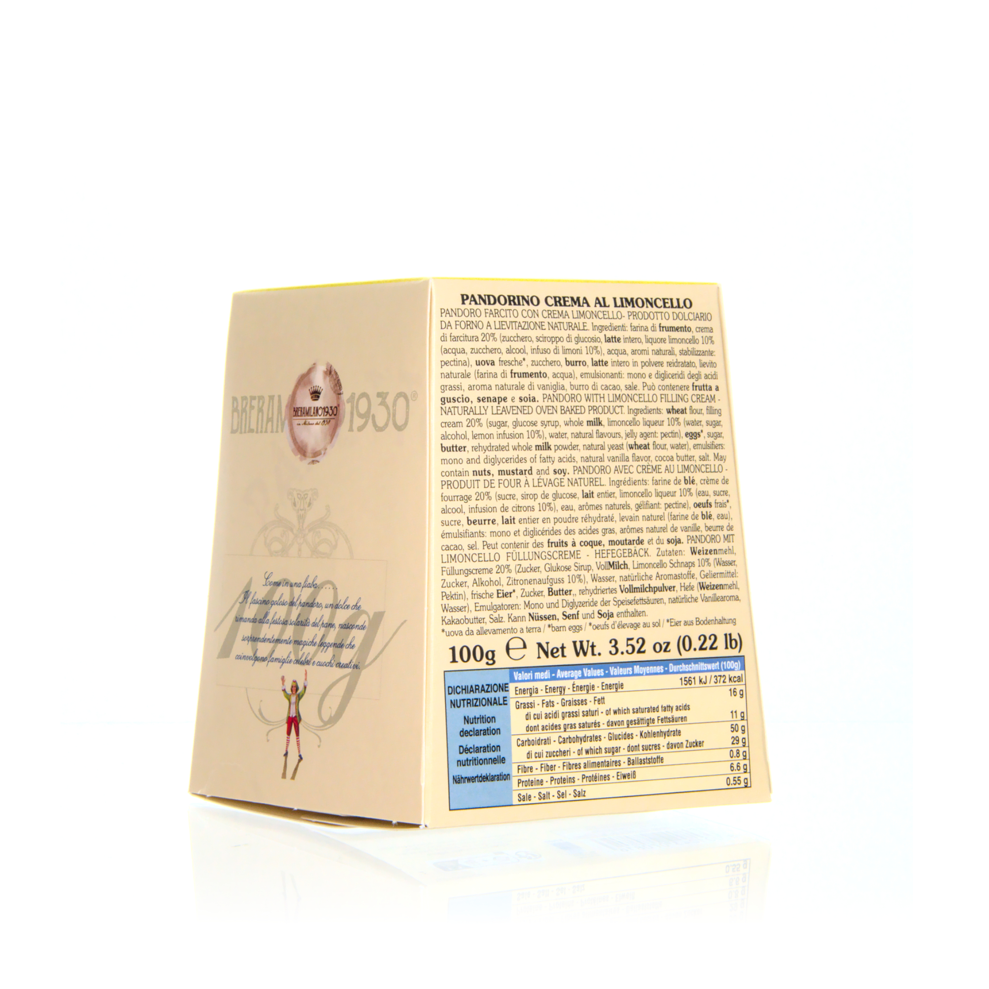 Breramilano 1930 Pandorino Limoncello Kuchen