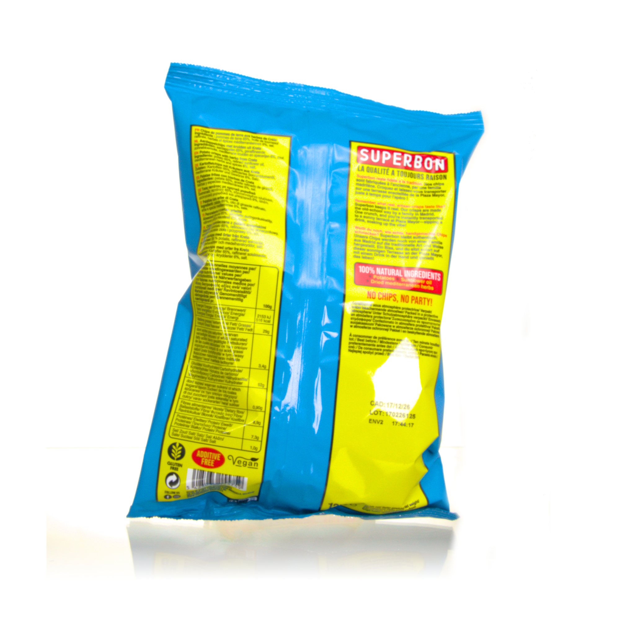 Superbon Chips de Madrid Salt & Cretan Herbs