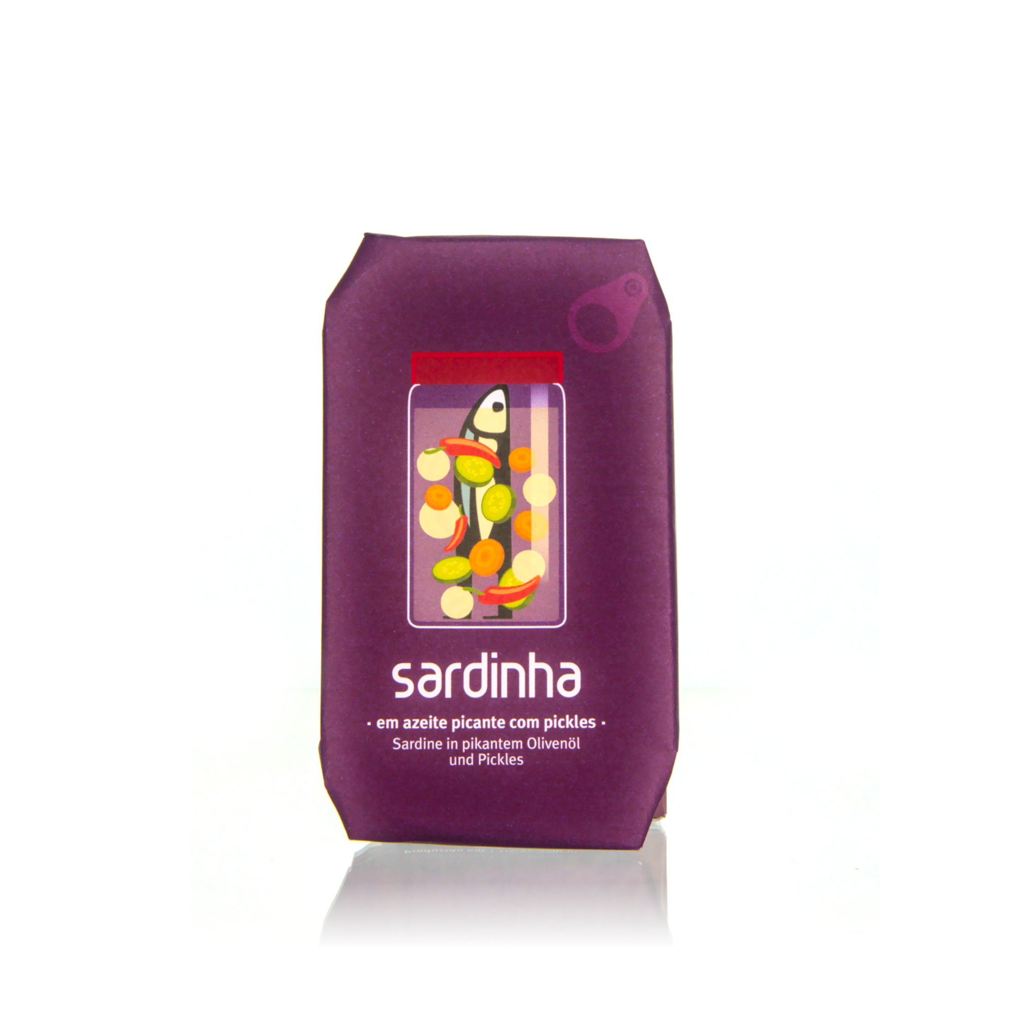 A Banca da Sardinha Sardinen in pikantem Olivenöl mit Pickles