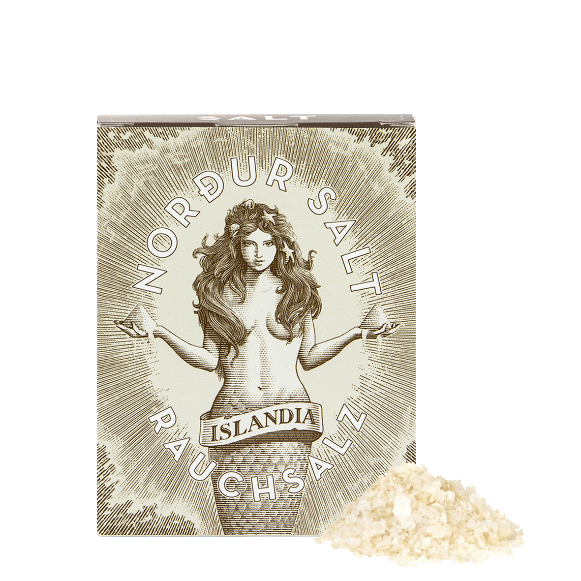 Nordur Artic Sea Salt Flakes smoked - geräucherte Meersalzflocken