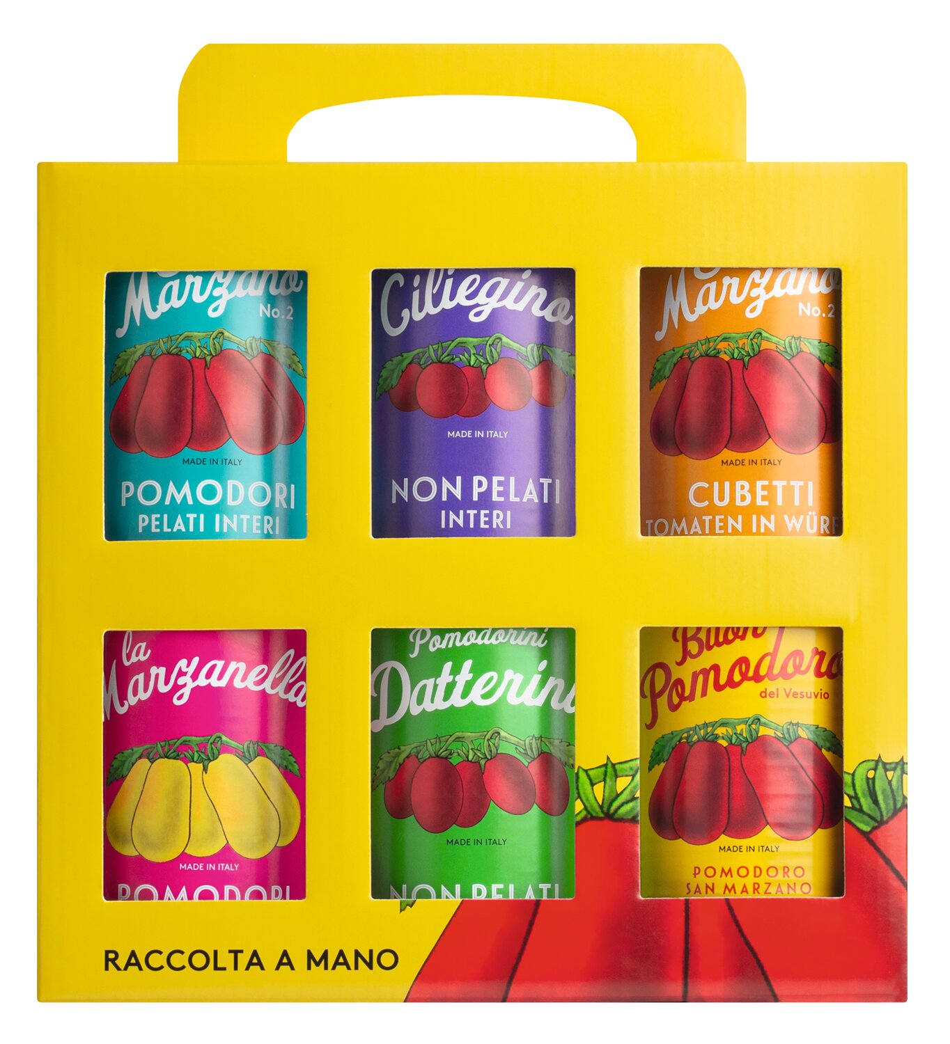 Il pomodoro più buono Vintage Träger Dosentomaten