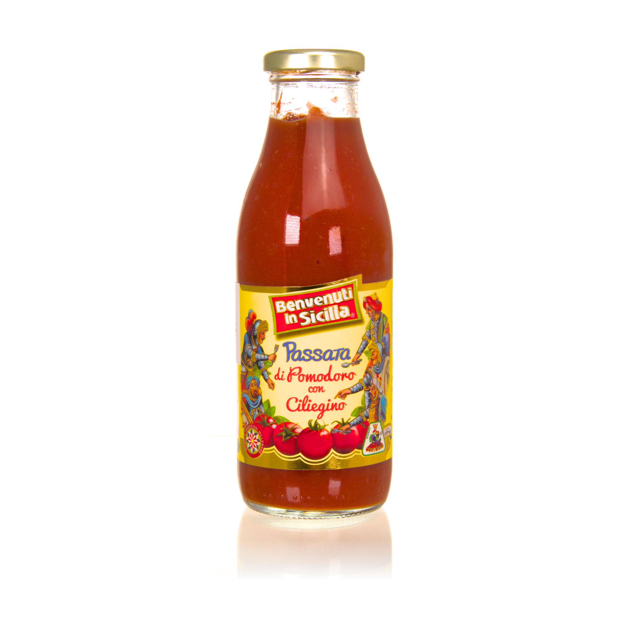 Contorno Passata di Pomodoro con Ciliegino - passierte Tomaten mit Kirschtomaten 520g