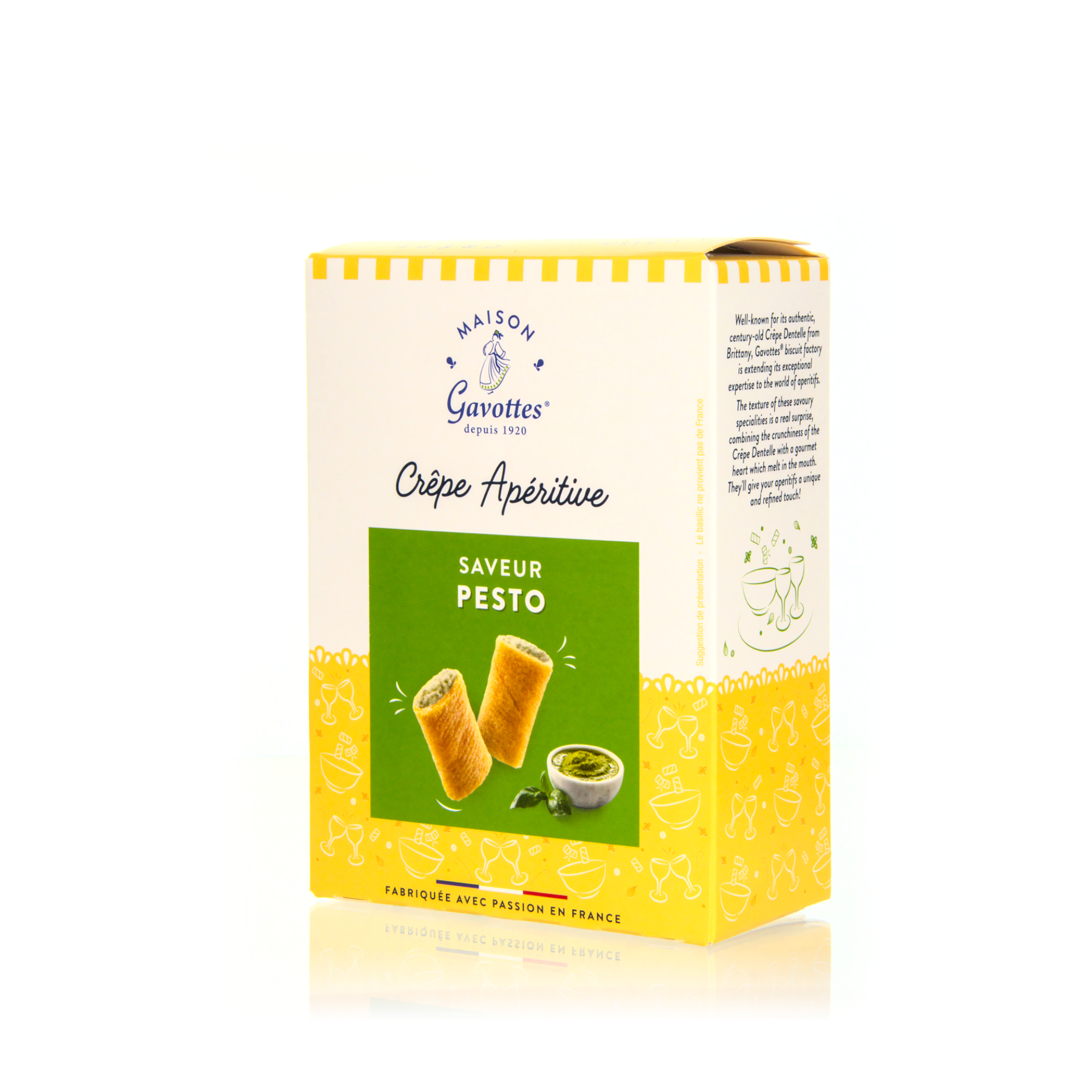 Maison Gavottes Crêpe Aperitive - Creperolles mit Pesto Füllung