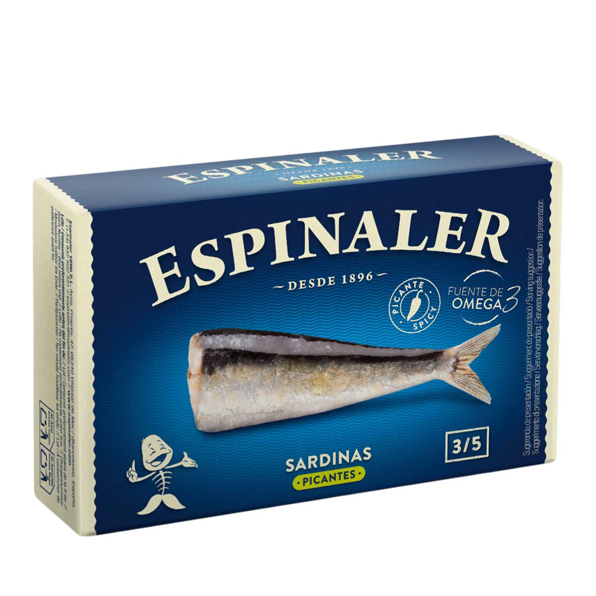 Espinaler pikante Sardinen in Pflanzenöl 3/5