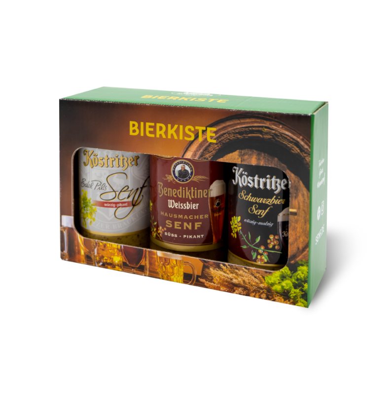 Altenburger Senf Bierkiste Geschenkset