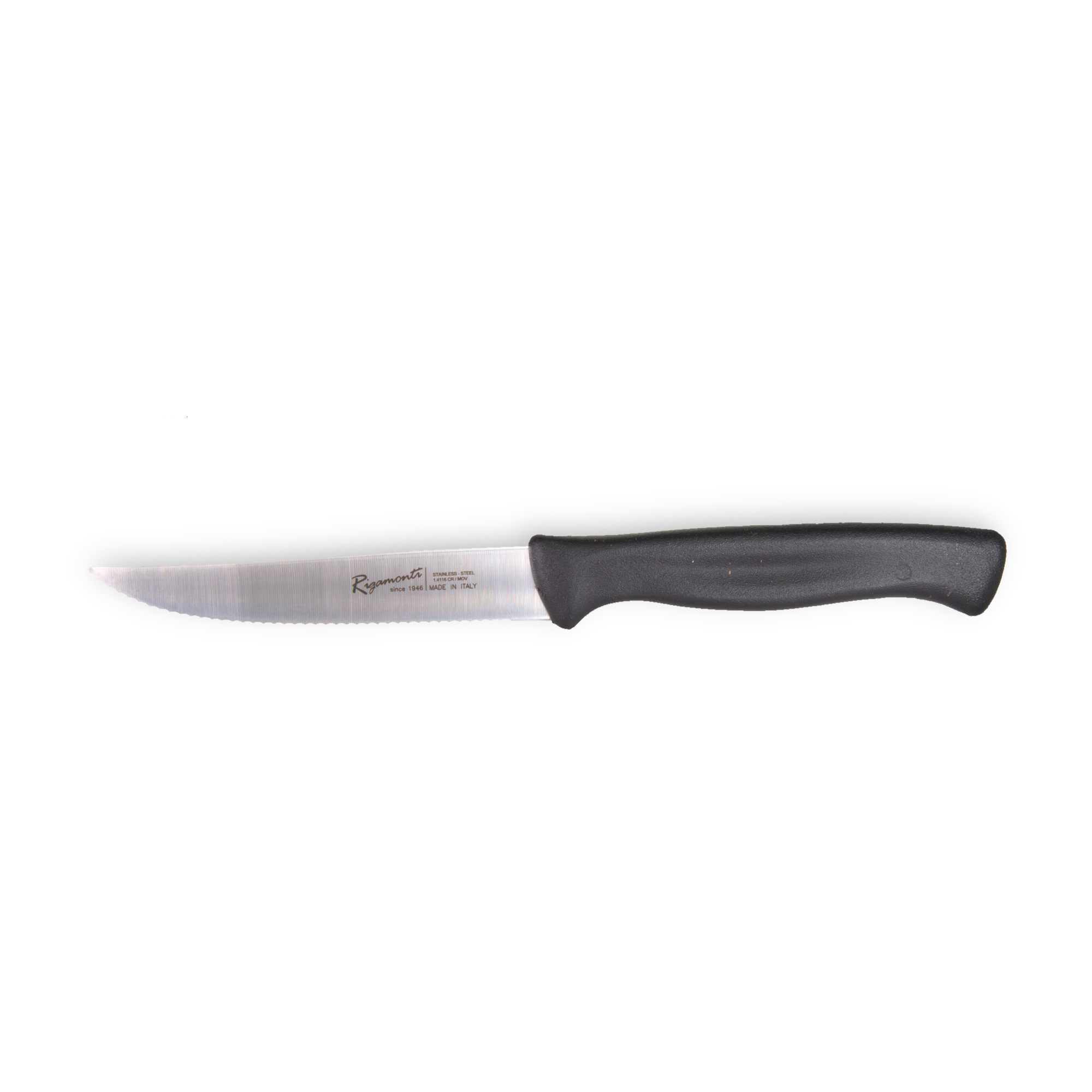 Rigamonti Steak- und Fleischmesser mit Wellenschliff Art. 940 11,5 cm
