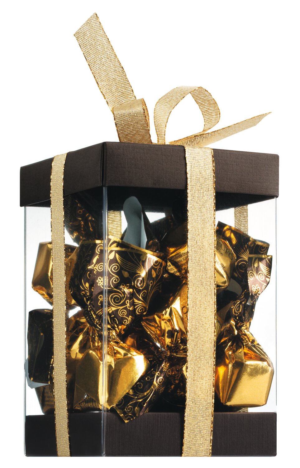 Antica Torroneria Piemontese Tartufi dolci neri in Goldfolie