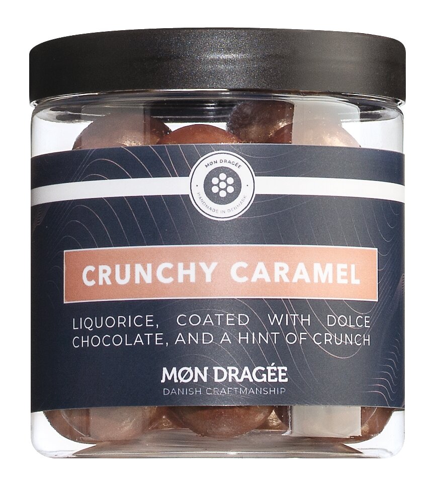 Møn Dragée Crunchy Caramel - Lakritz in Karamellschokolade