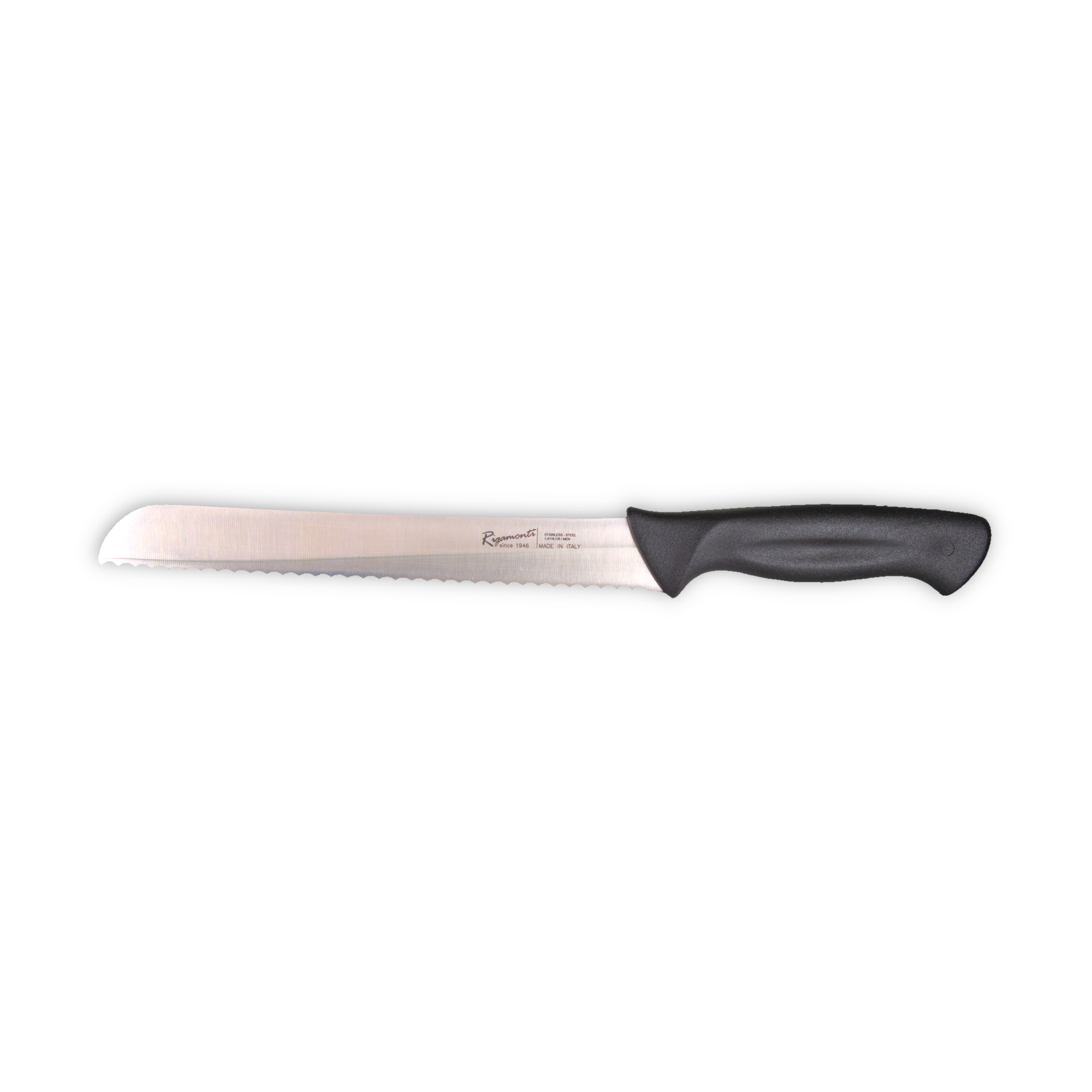 Rigamonti Brotmesser mit Wellenklinge Art. 980 / 21 cm