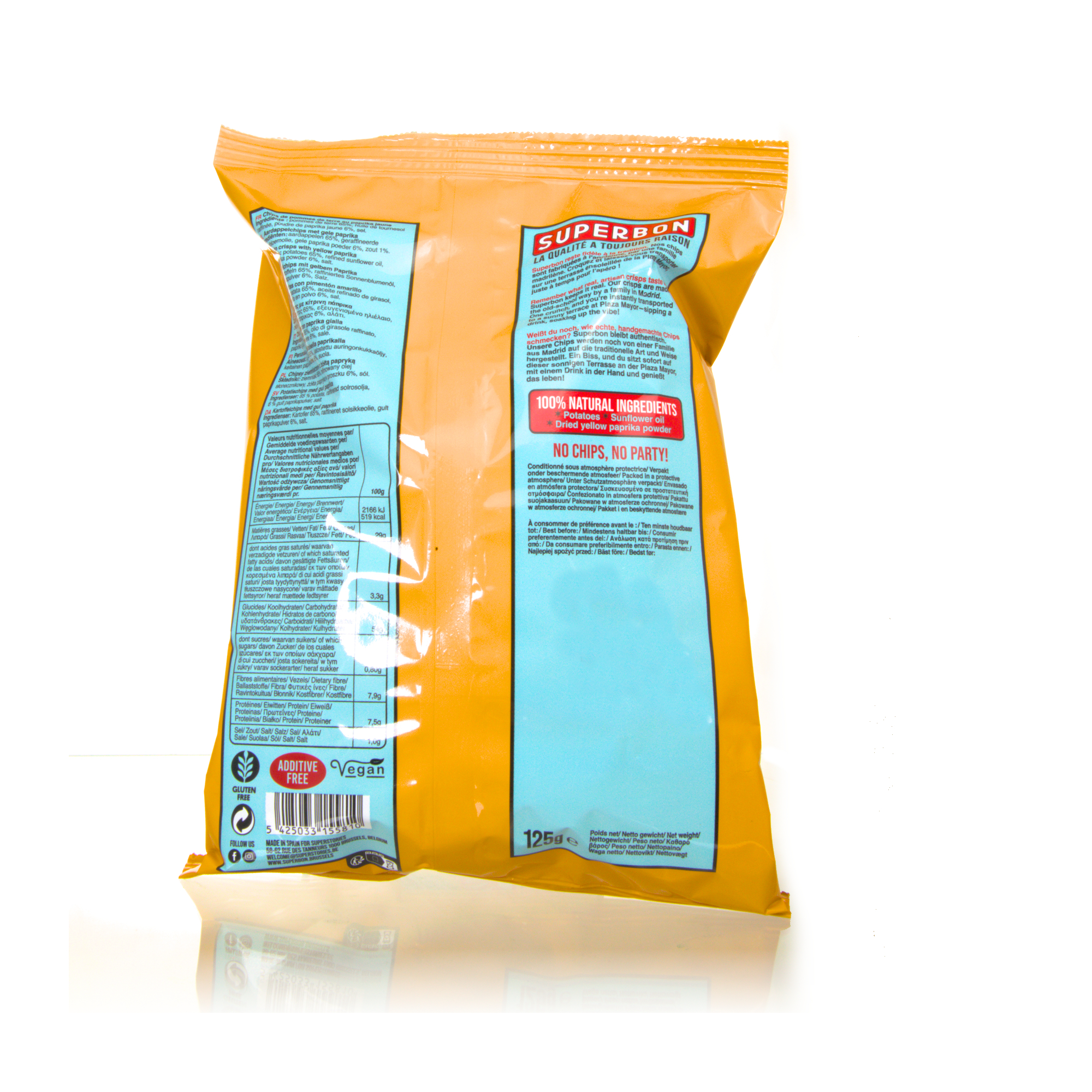 Superbon Chips de Madrid Yellow Paprika