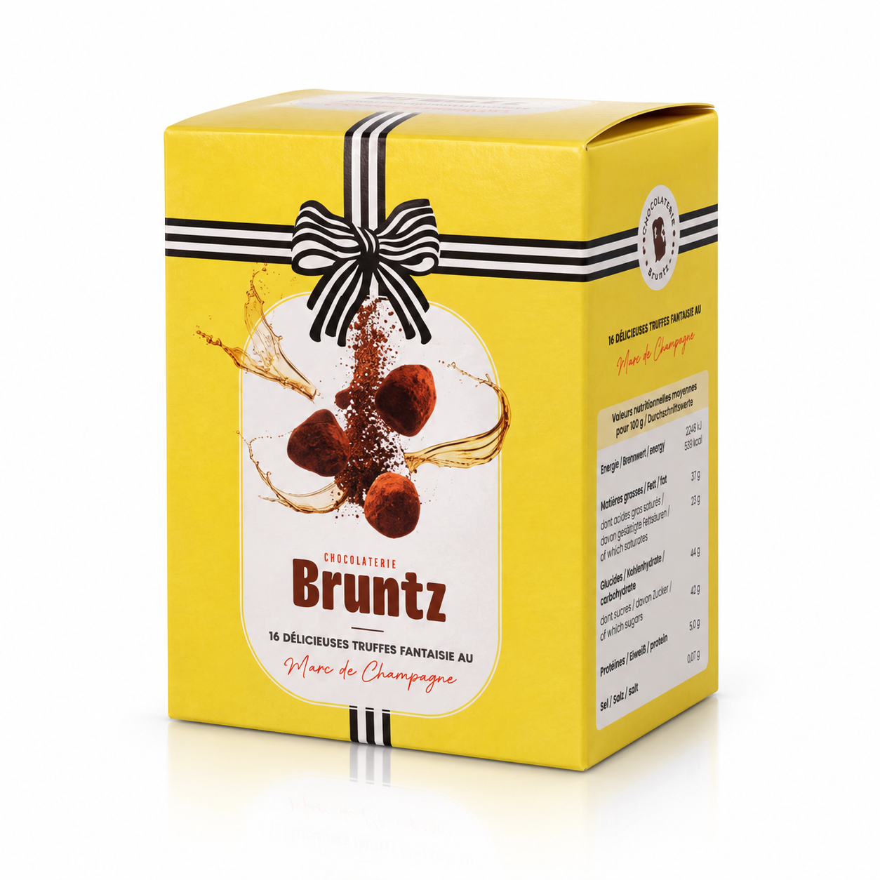 Bruntz Kakaokonfekt Marc de Champagne