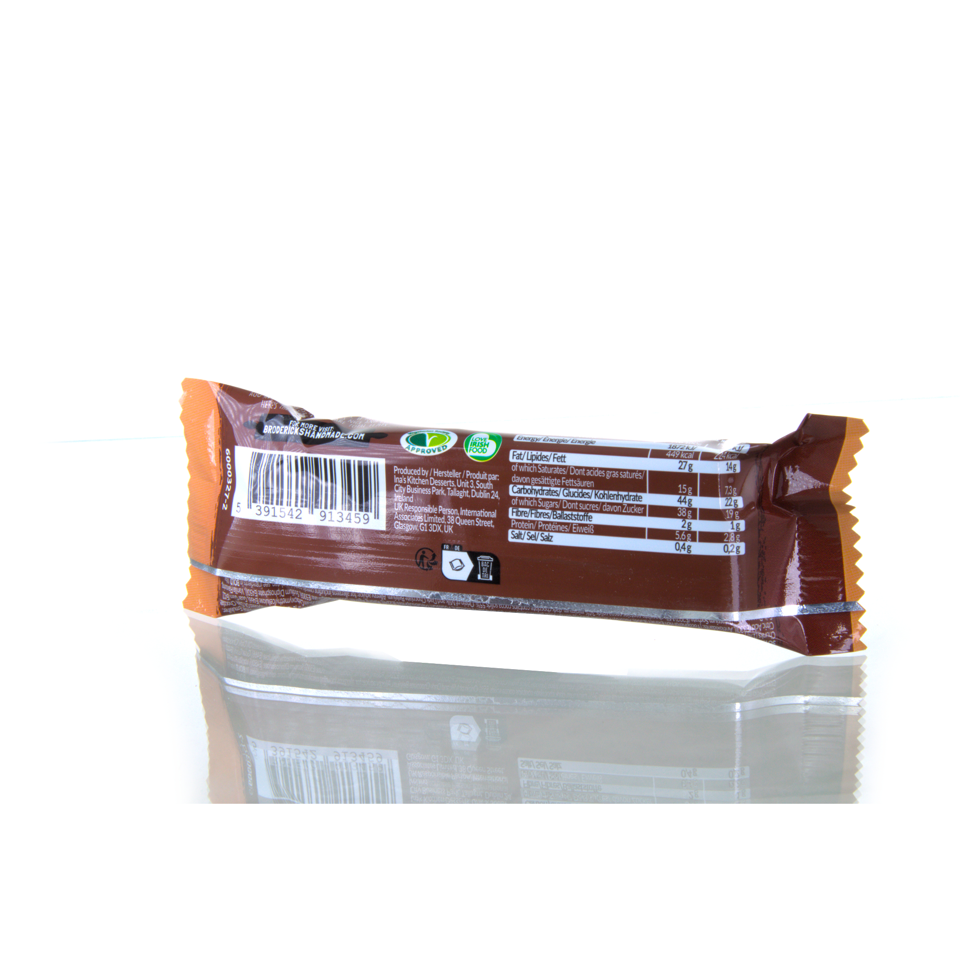 Broderick´s Brownie mit Schokoladenüberzug
