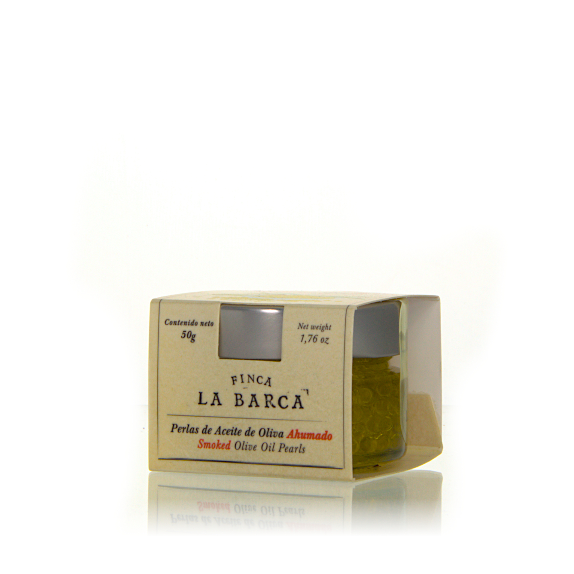 Finca La Barca geräucherte Olivenöl Perlen