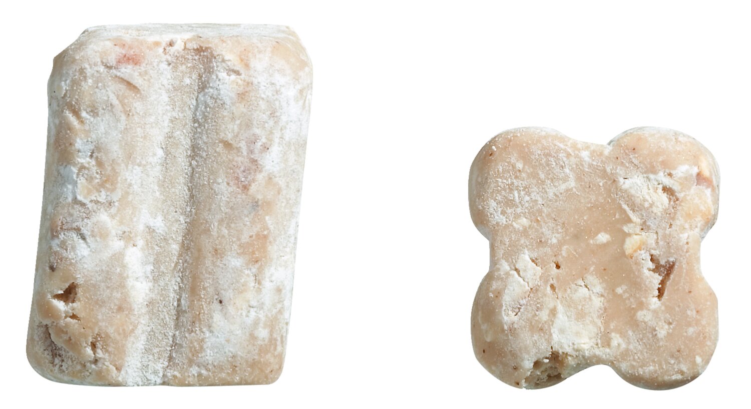 Weiße Trüffelpraline mit Haselnuss