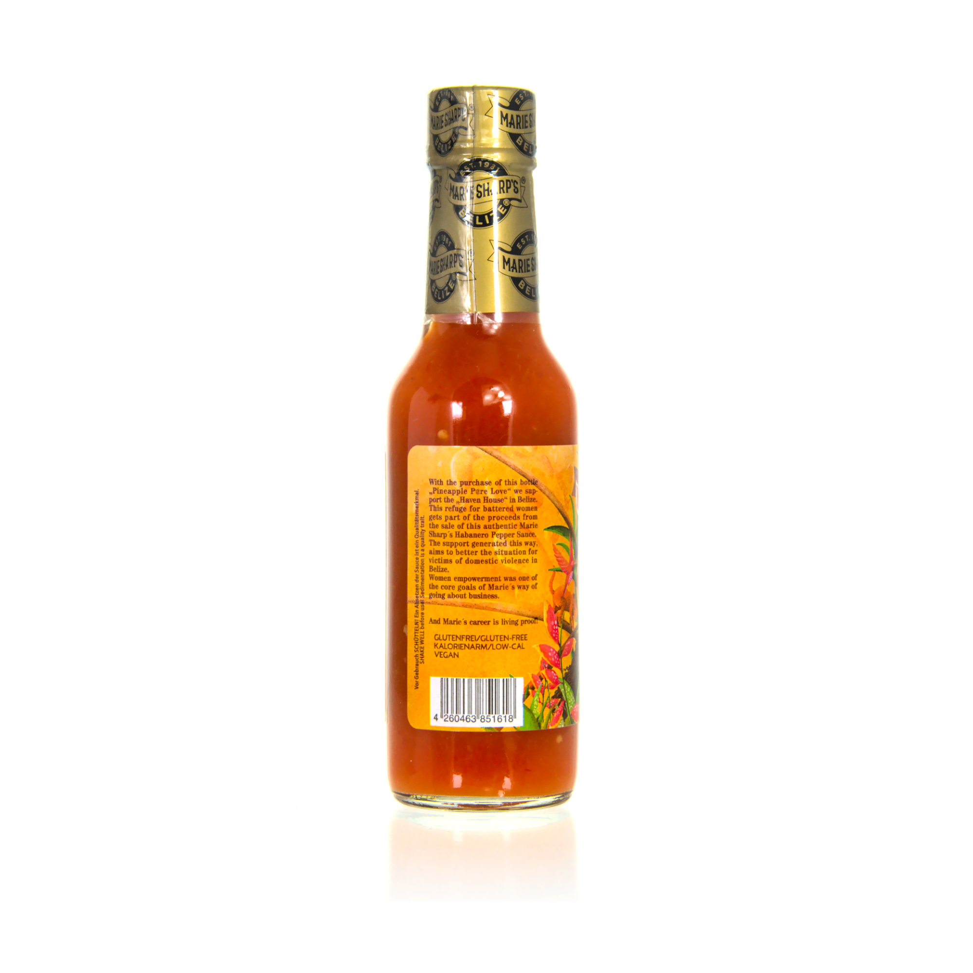 Marie Sharp`s Pineapple Pure Love - Ananas-Habanero-Sauce