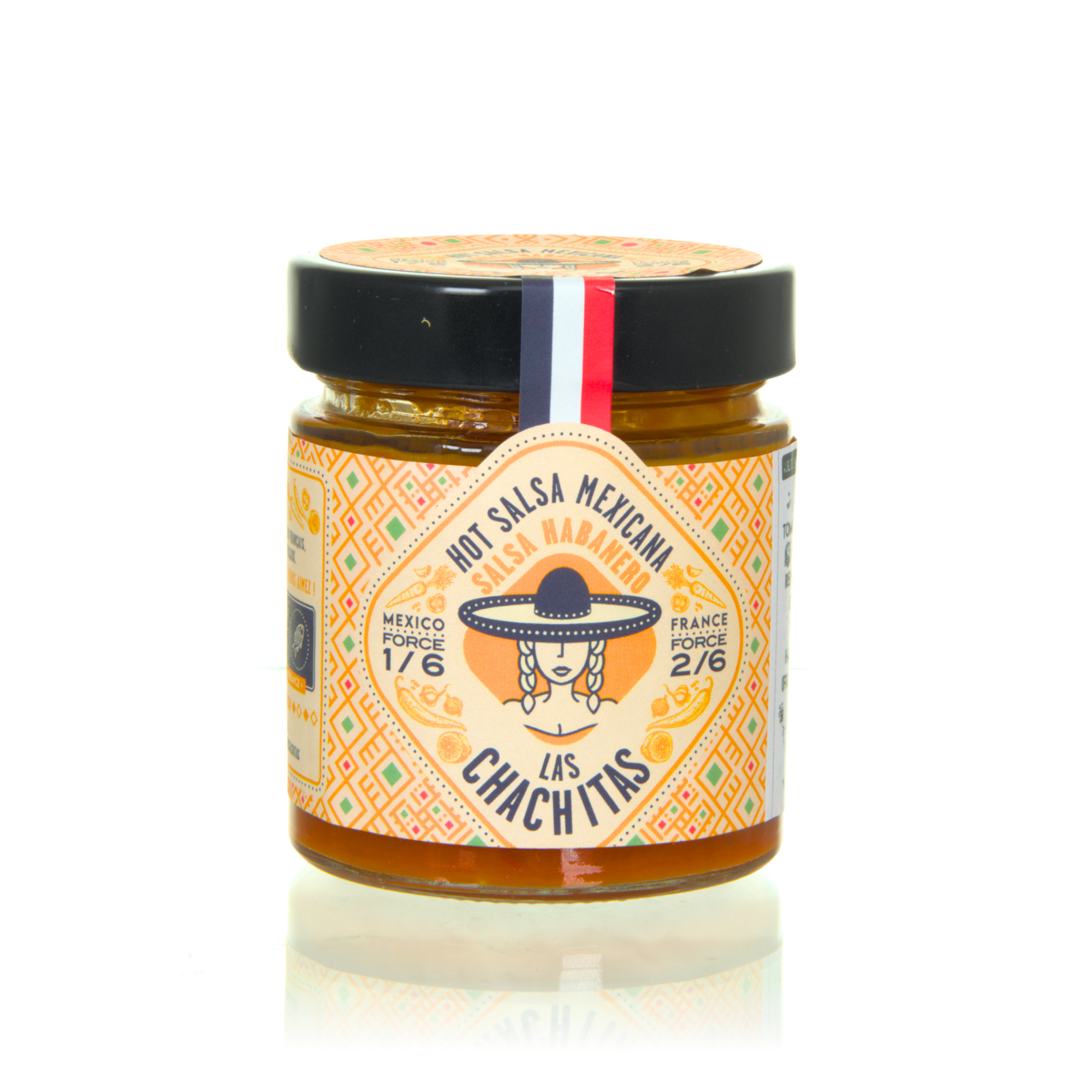 Las Chachitas Sauce Mexicaine Salsa Habanero 180g Glas