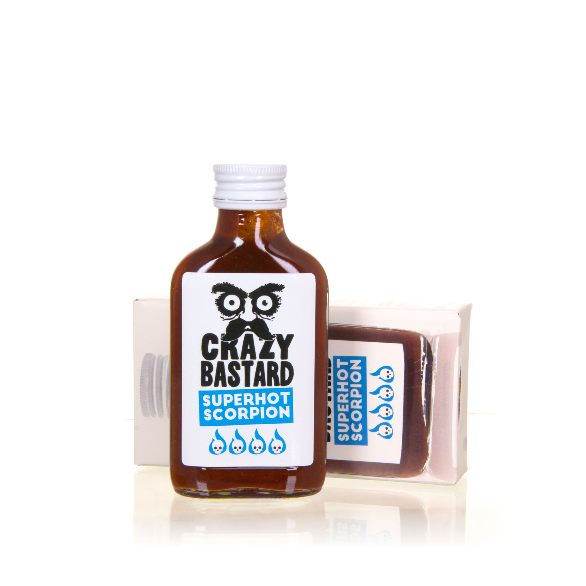 Crazy Bastard Hot Sauce - Superhot Scorpion Chilisauce