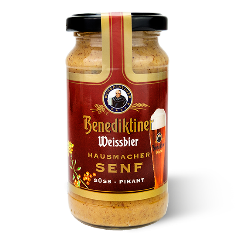 Altenburger Benediktiner hausmacher Weißbier Senf