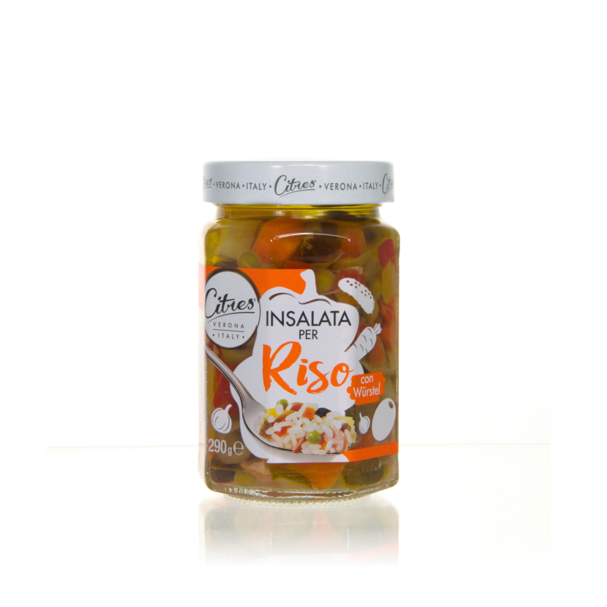 Citres Insalata per Riso con Würstel - Eingelegtes Gemüse mit Würstchen