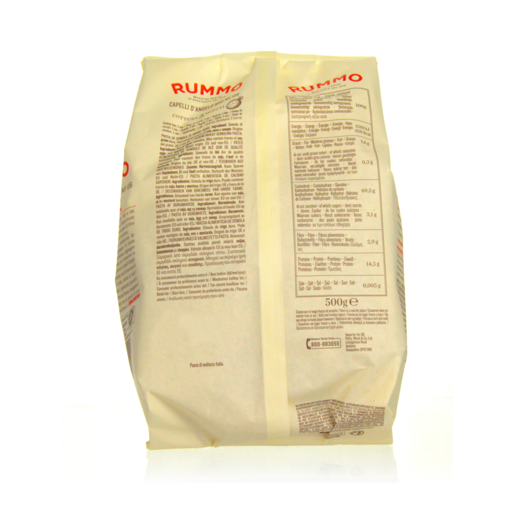 Rummo Capelli D´Angelo Nidi No. 106 - Pasta aus Hartweizengrieß