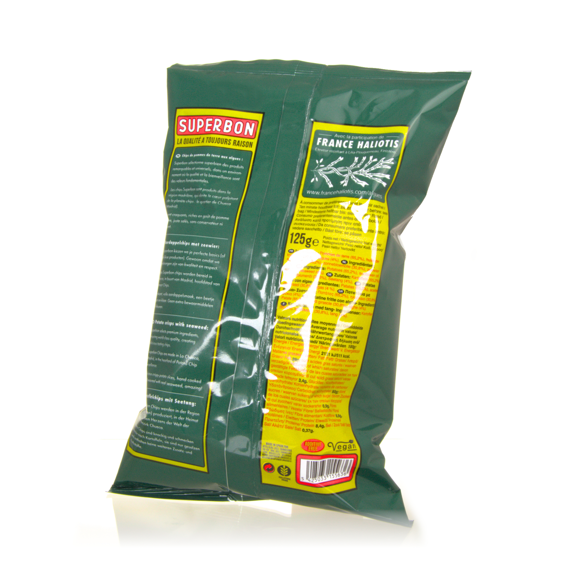 Superbon Chips de Madrid Seaweed