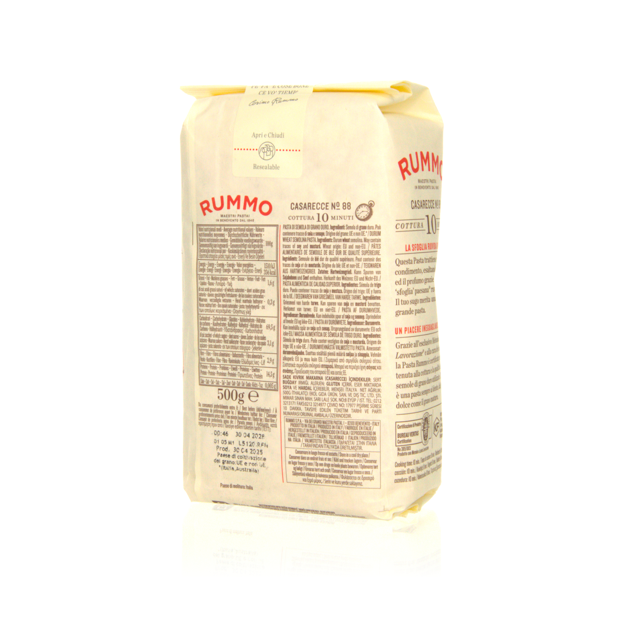 Rummo Pasta Casarecce No. 88 - Pasta aus Hartweizengrieß