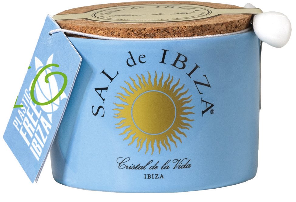 Sal de Ibiza Fleur de Sel mit schwarzem fermentiertem Knoblauch