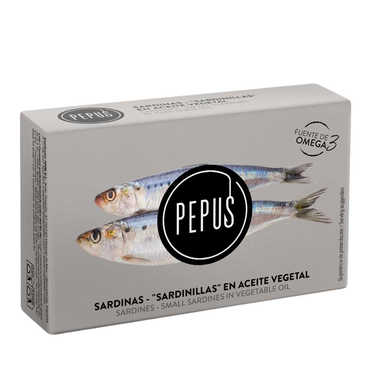 Pepus kleine Sardinen in Pflanzenöl