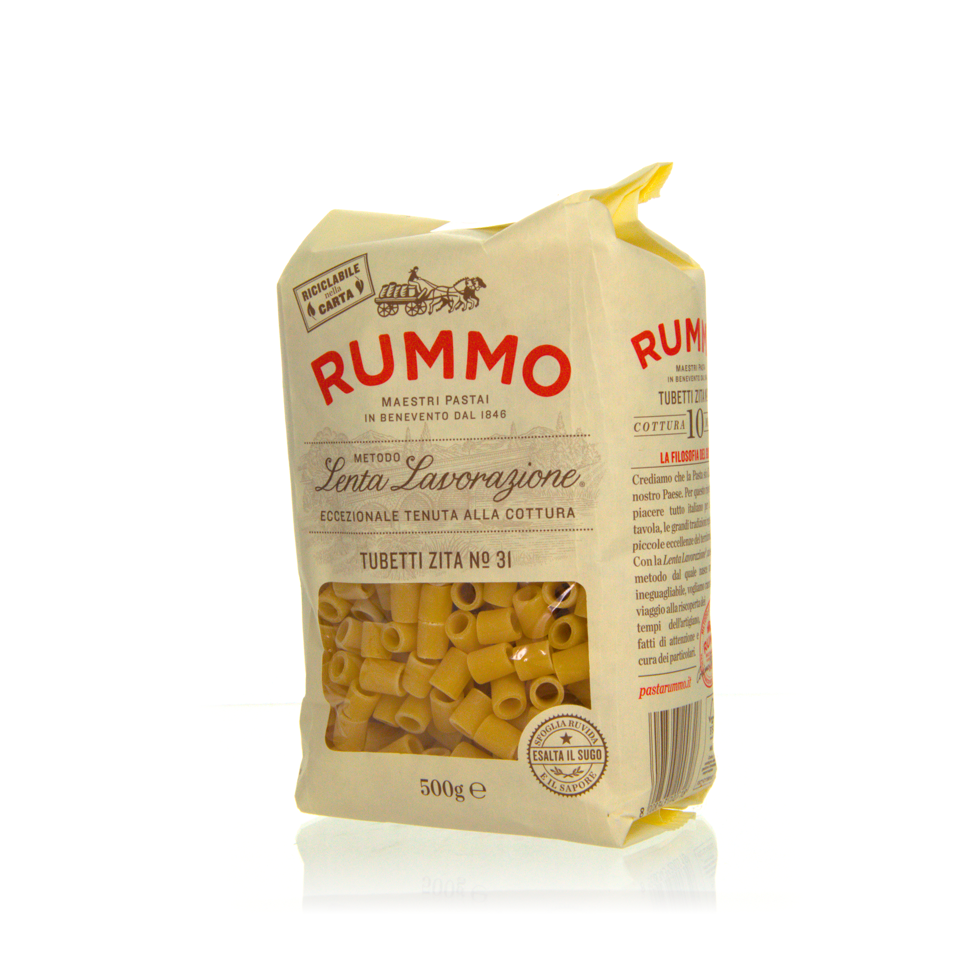 Rummo Tubetti Zita No. 31 - Pasta aus Hartweizengrieß