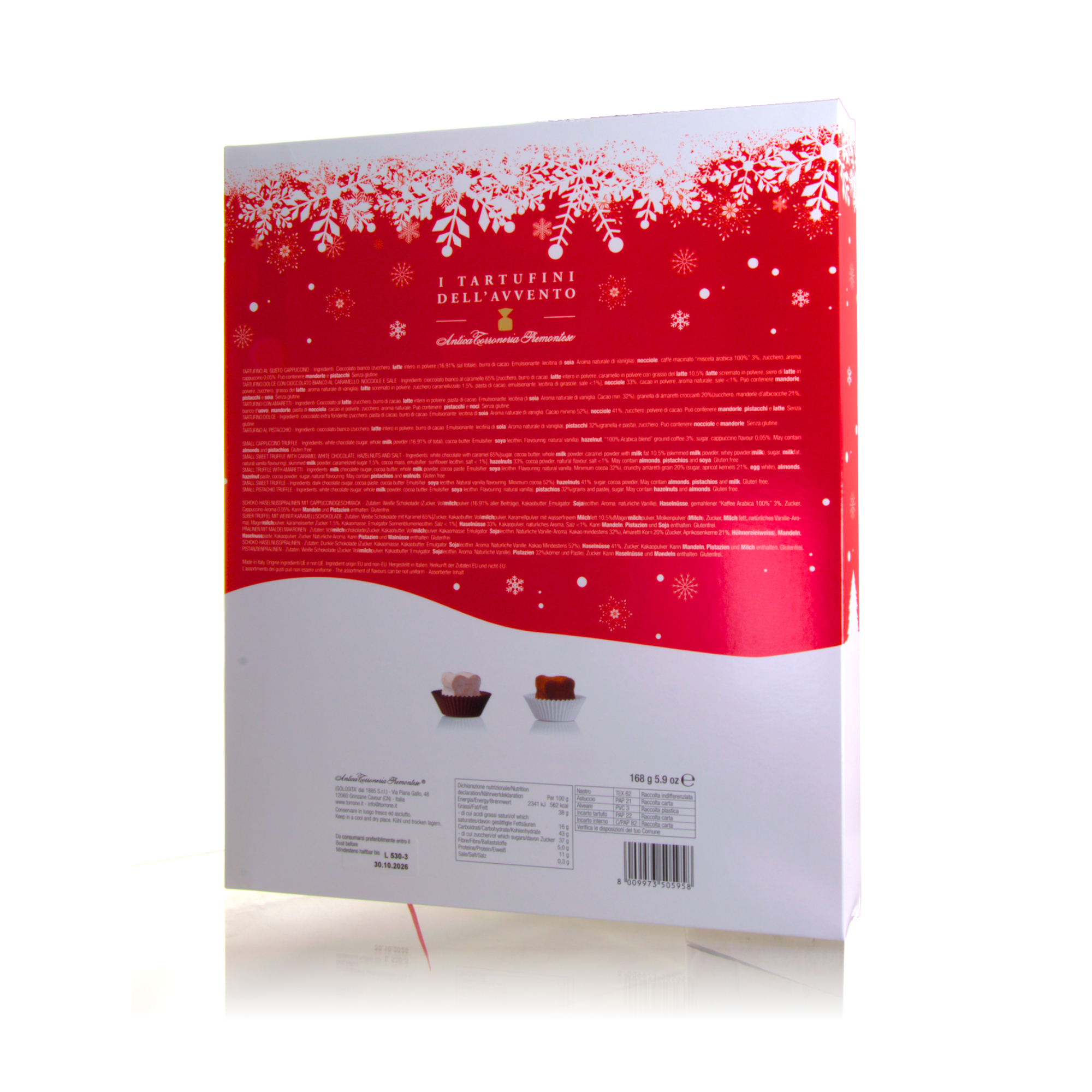 Antica Torroneria Piemontese Tartufi Adventskalender