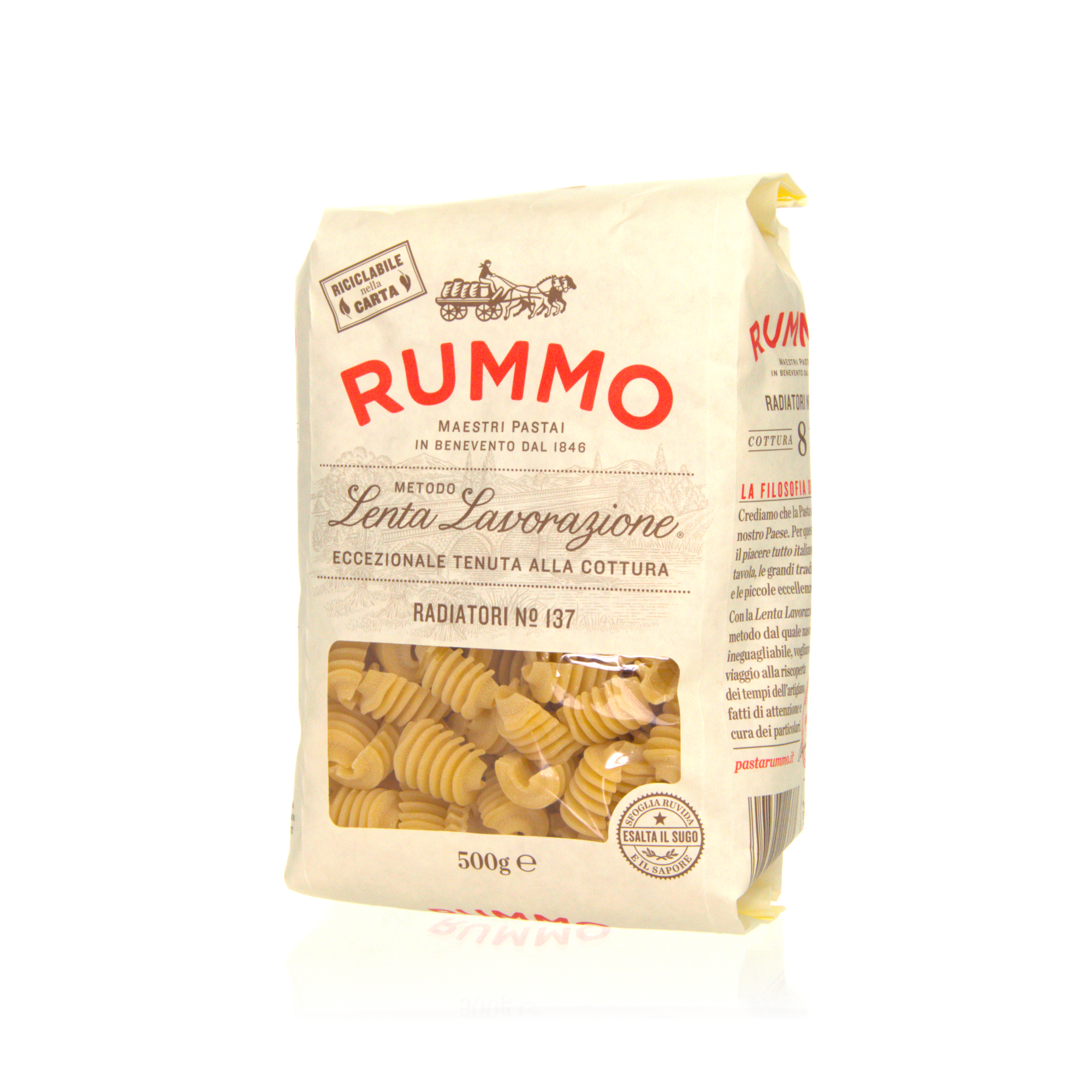 Rummo Pasta Radiatori No. 137 - Pasta aus Hartweizengrieß