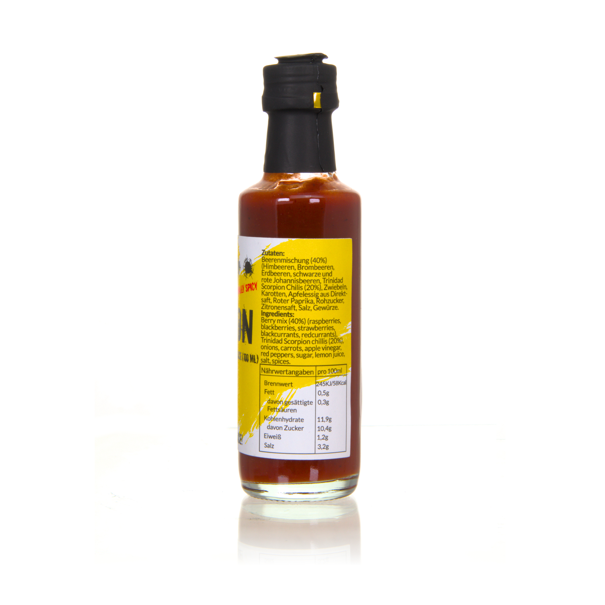 Chili Mafia Lady Scorpion - Chili Sauce mit Trinidad Scorpion und Beeren