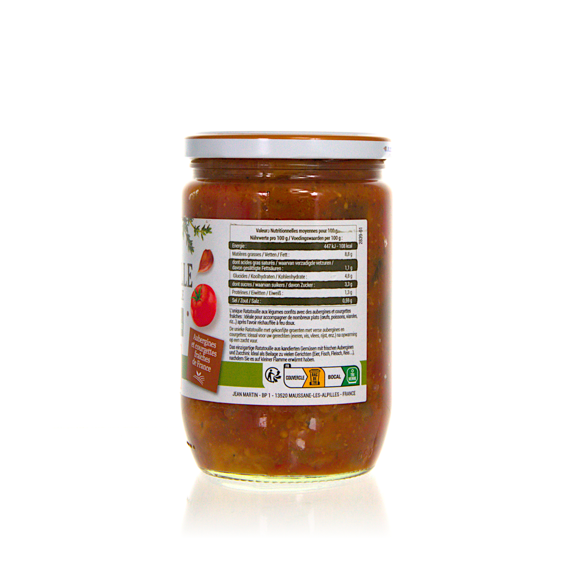 Jean Martin Ratatouille à la Provencale