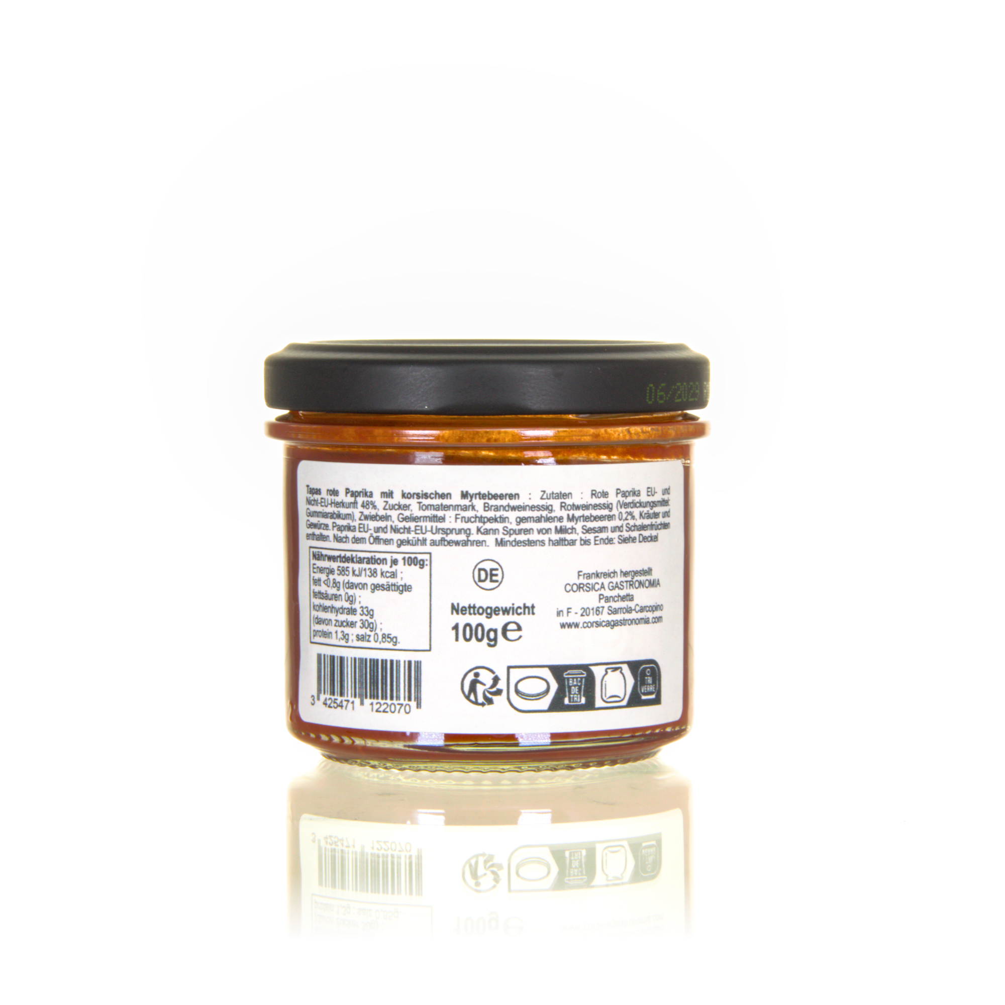 Charles Antona Tapas Aufstrich mit Paprika und Myrtenbeeren
