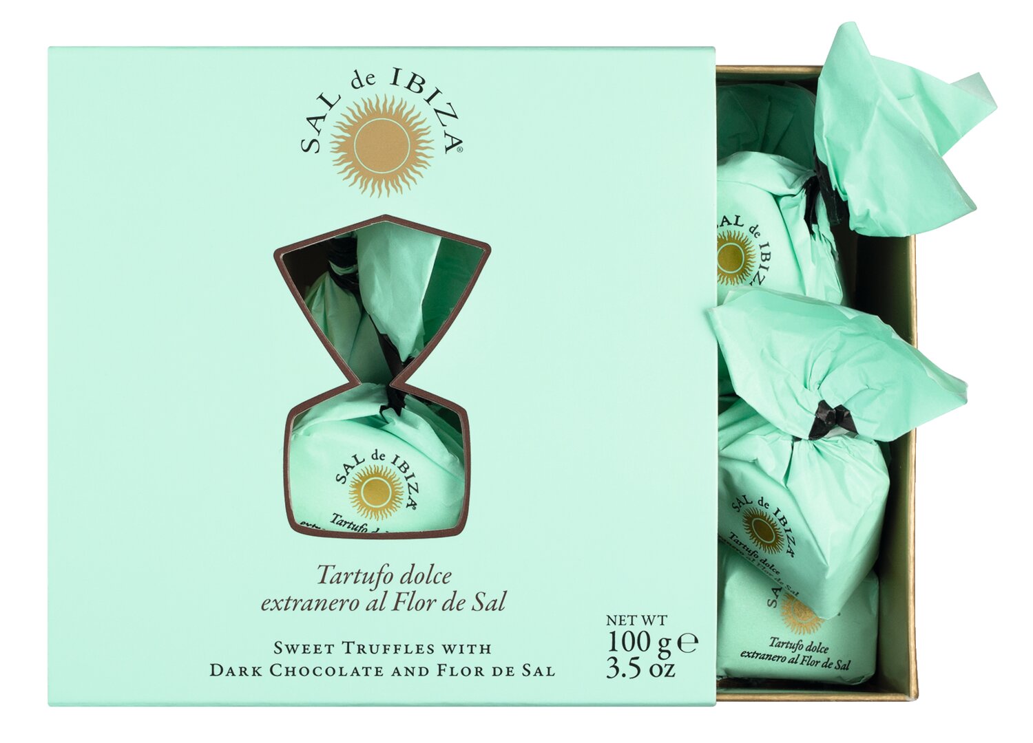 Sal de Ibiza Tartufi dolci extraneri al Flor de Sal Geschenkbox