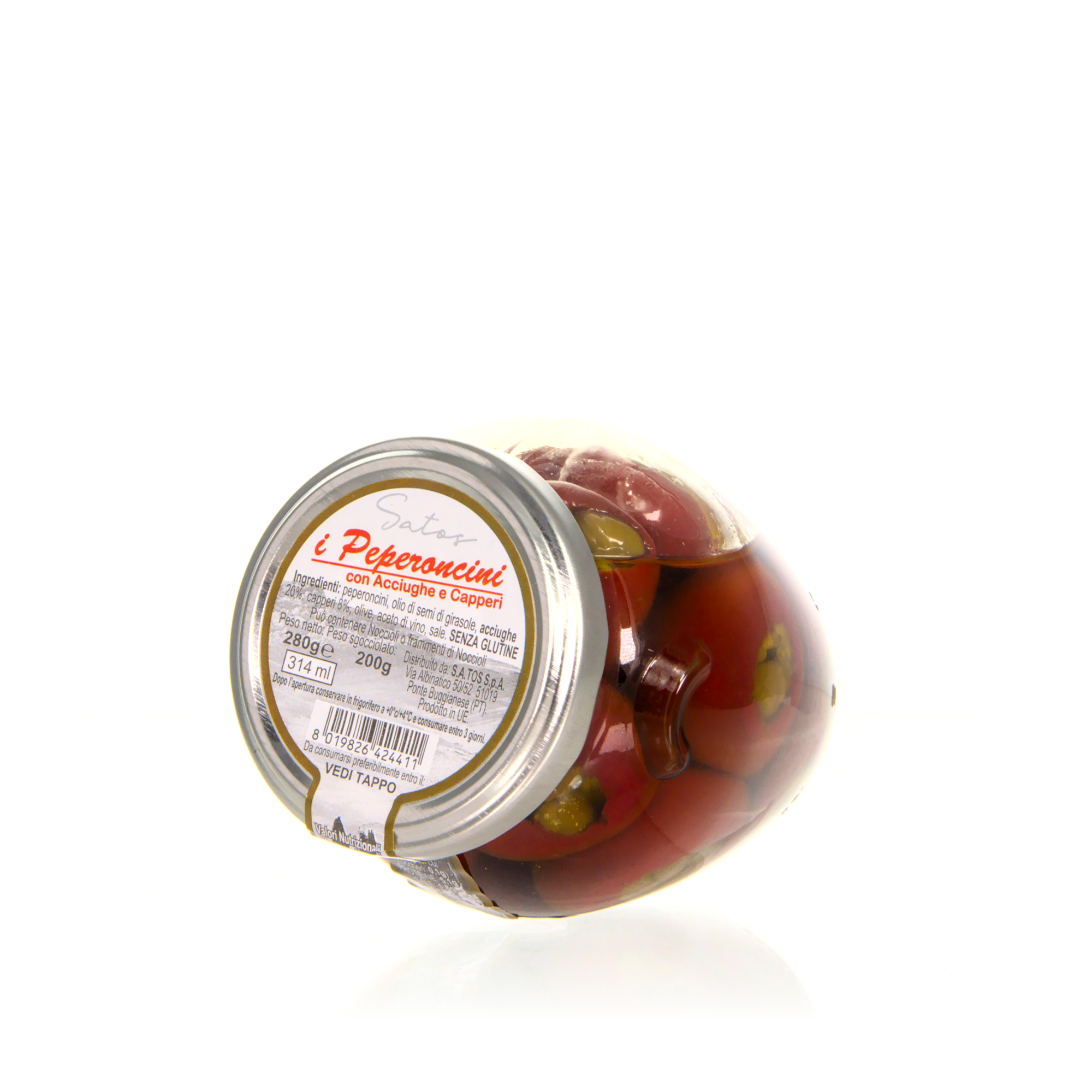 Satos Paprika gefüllt mit Sardellen und Kapern