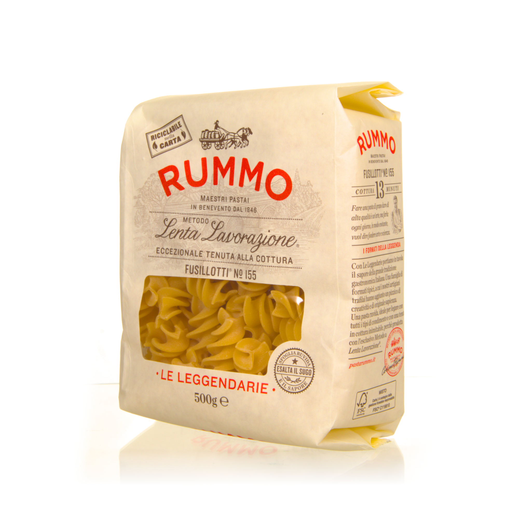 Rummo Fusillotti No. 155 - Pasta aus Hartweizengrieß