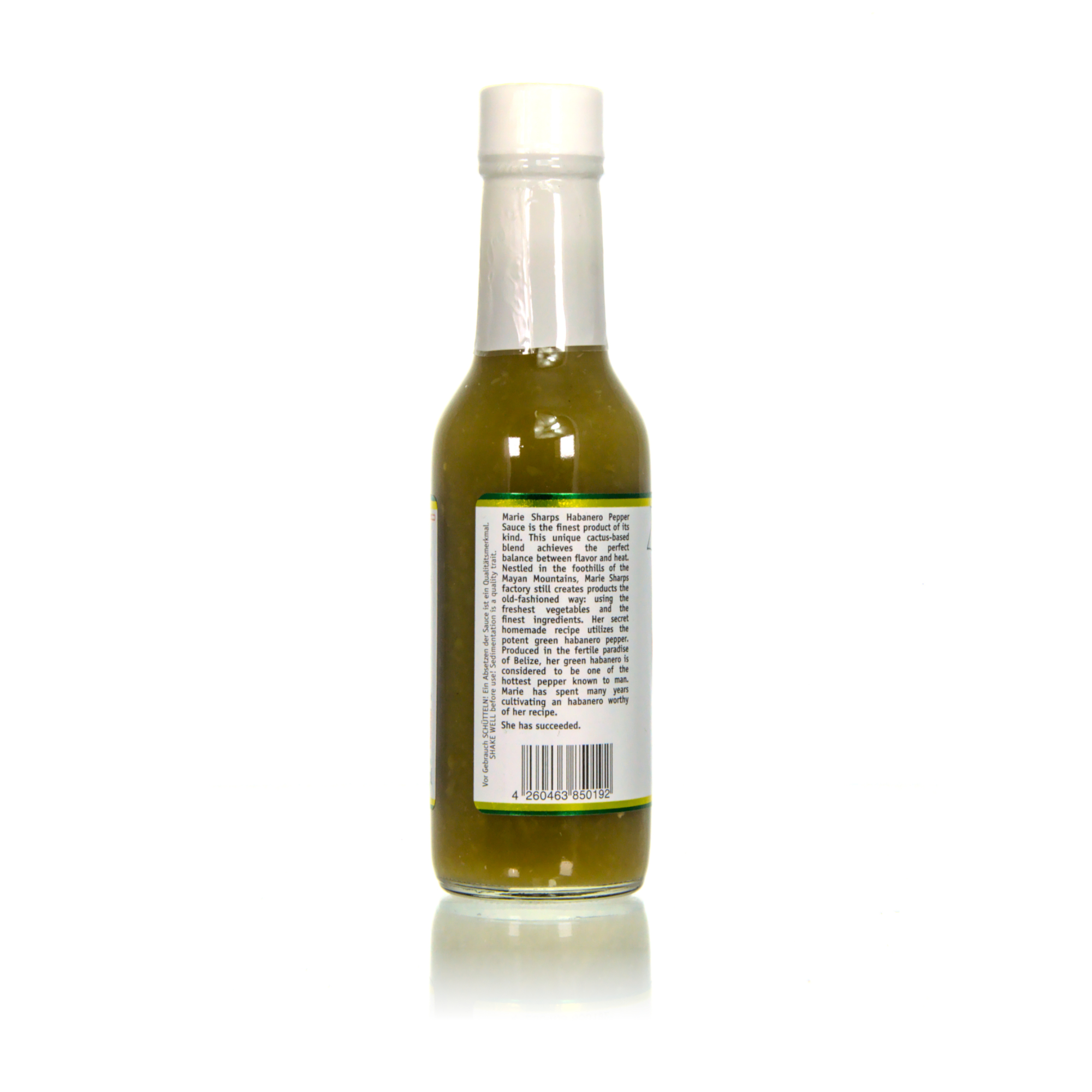 Marie Sharp`s Green Habanero Pepper Sauce mit Nopal Feigenkaktus