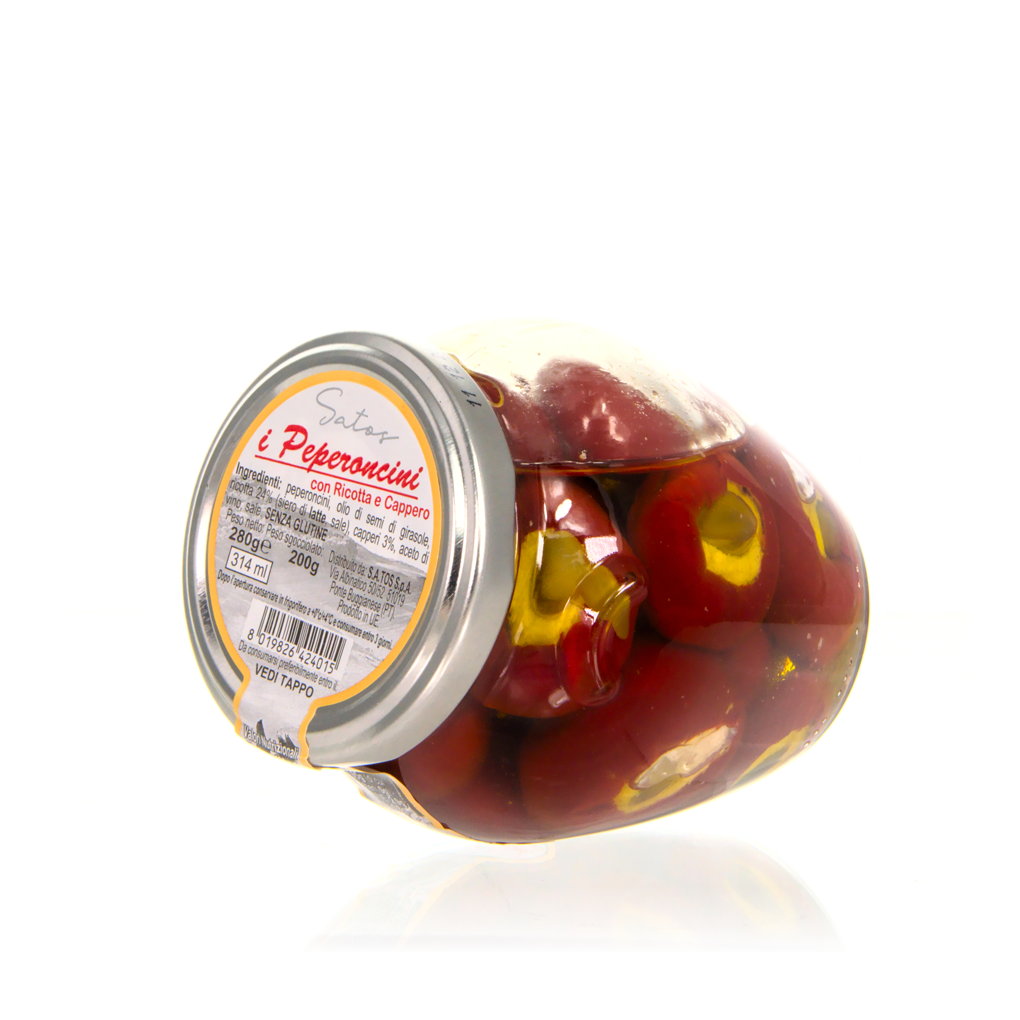 Satos Peperoncini con Ricotta e Cappero - Paprika gefüllt mit Ricotta und Kapern