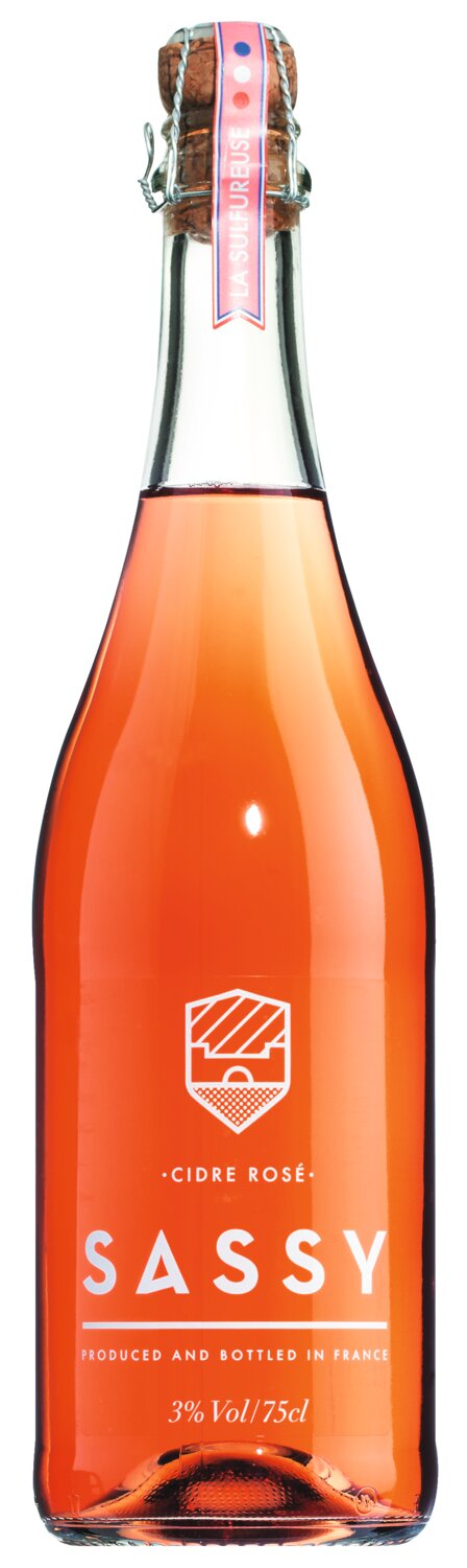 Sassy La Sulfureuse Cidre Rosé aus reinem Apfelsaft