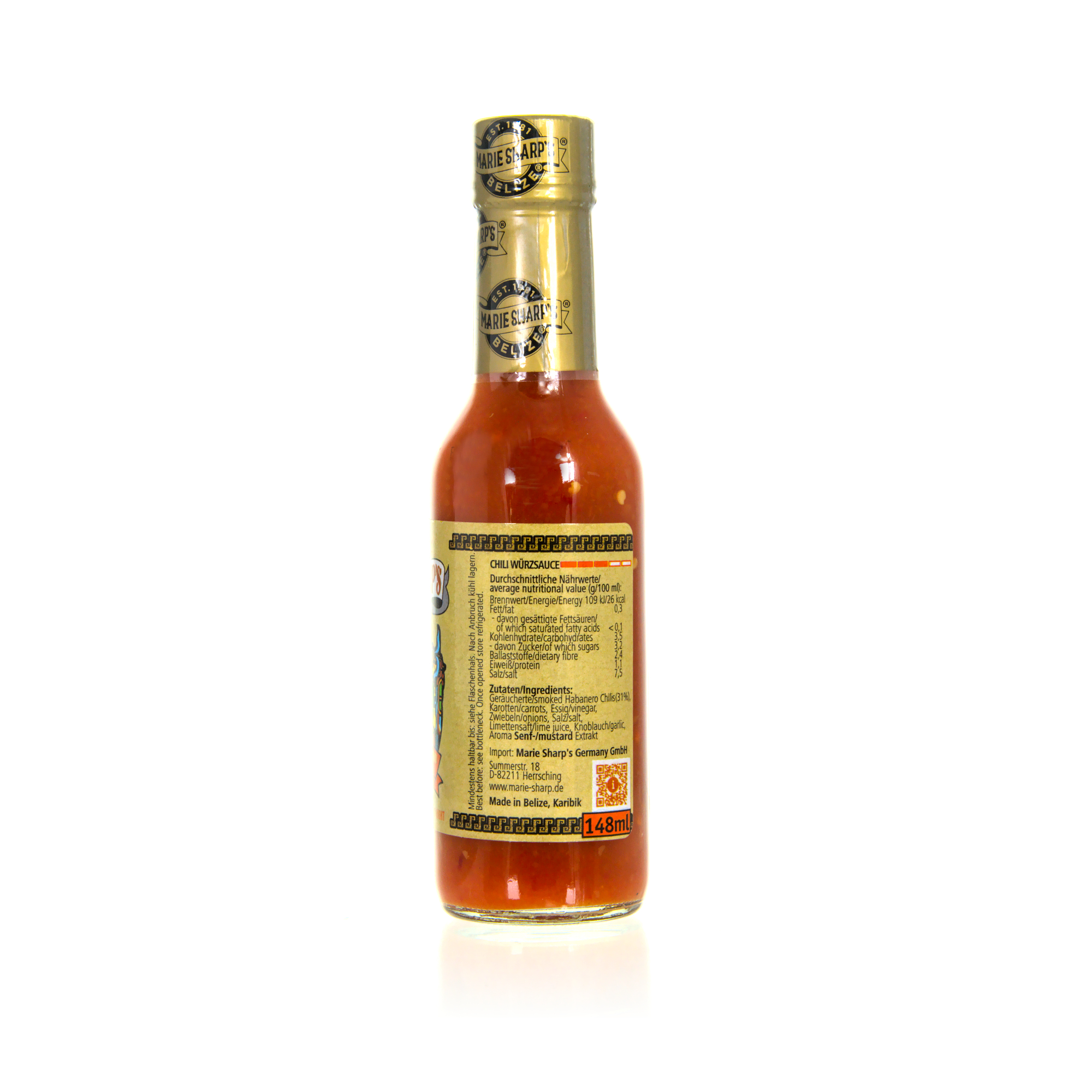 Marie Sharp`s Smoked Habanero Sauce