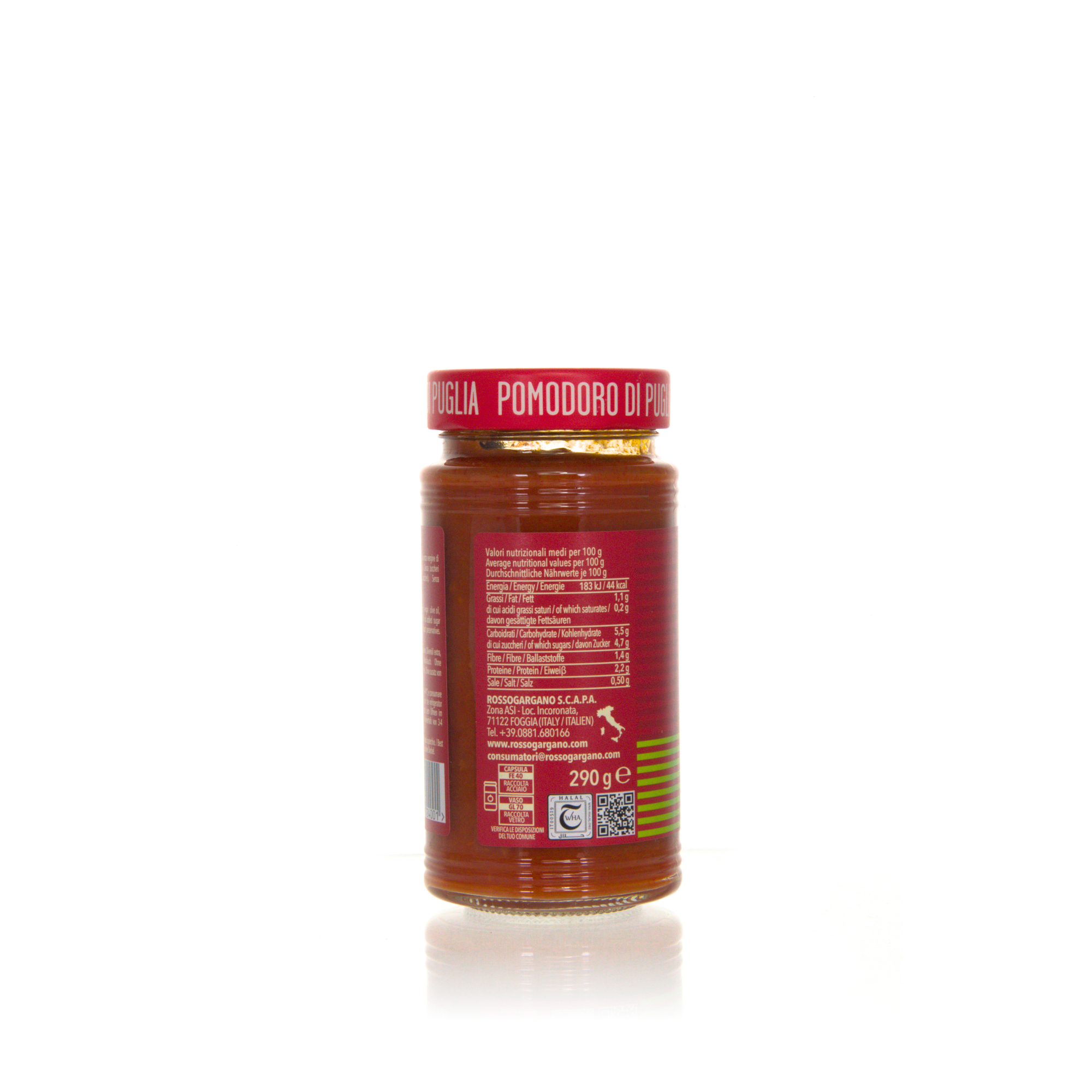Rosso Gargano Sugo Basilico - Tomatensauce mit Basilikum