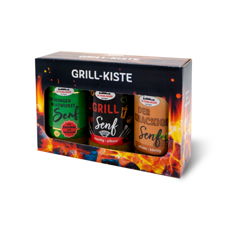 Altenburger Senf Grill-Kiste Geschenkset