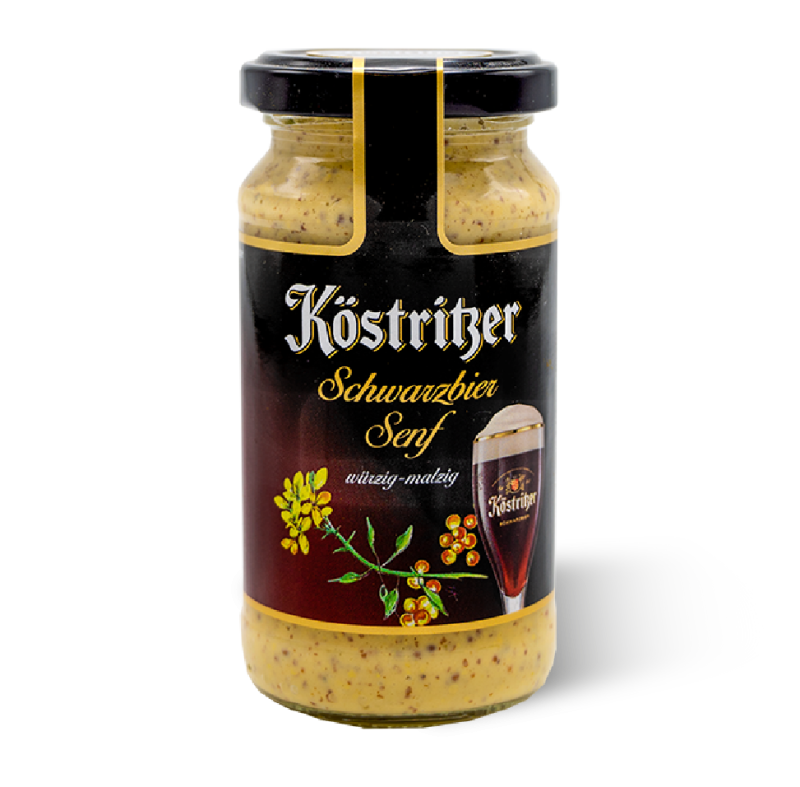 Altenburger Köstritzer Schwarzbier Senf