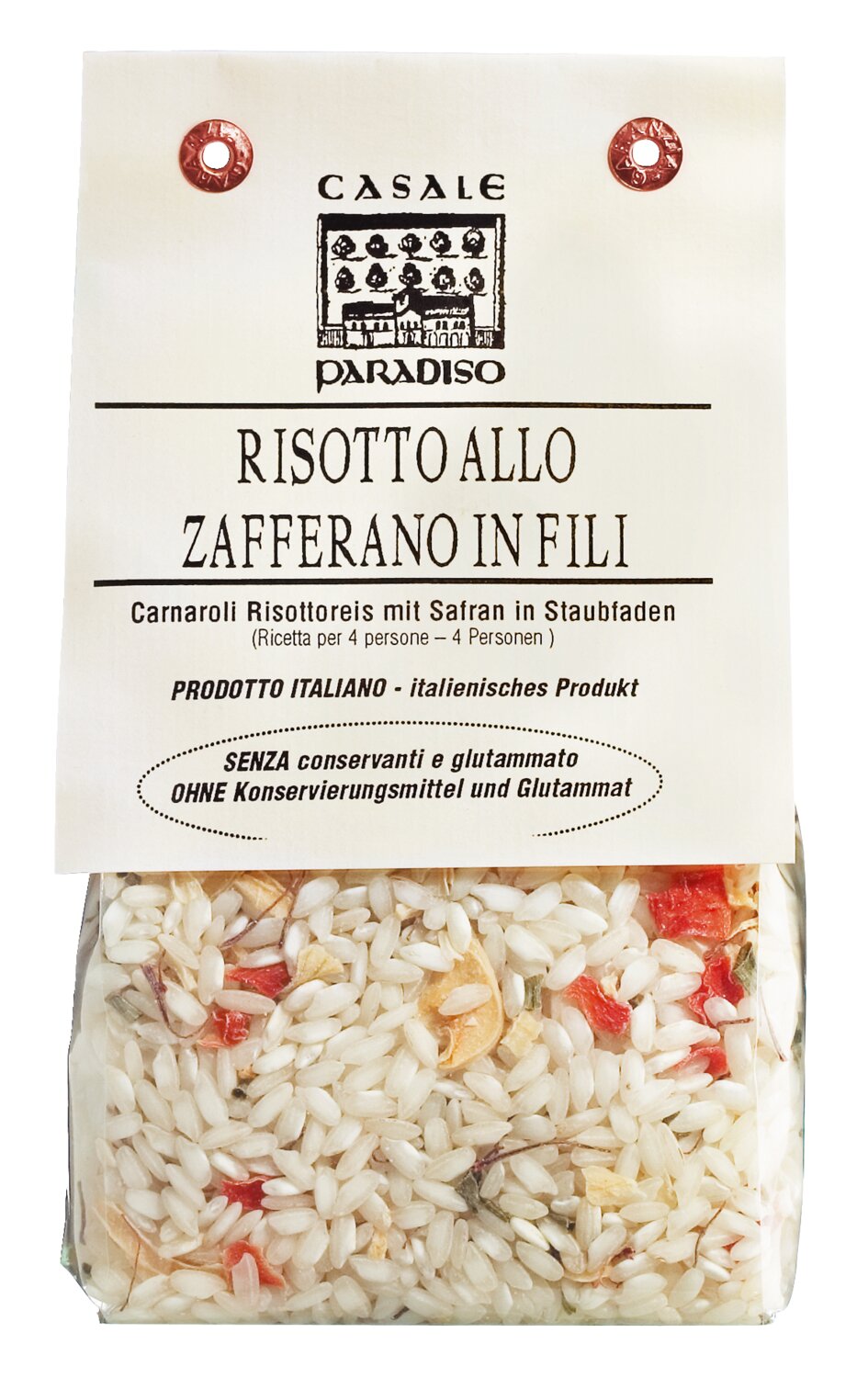 Casale Paradiso Risotto alla Zafferano Safranrisotto
