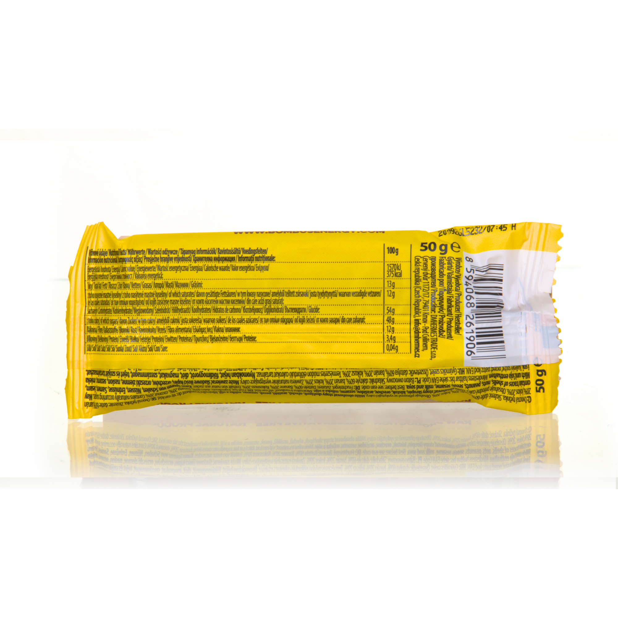 Bombus Raw Energy Riegel Banane & Kokosnuss