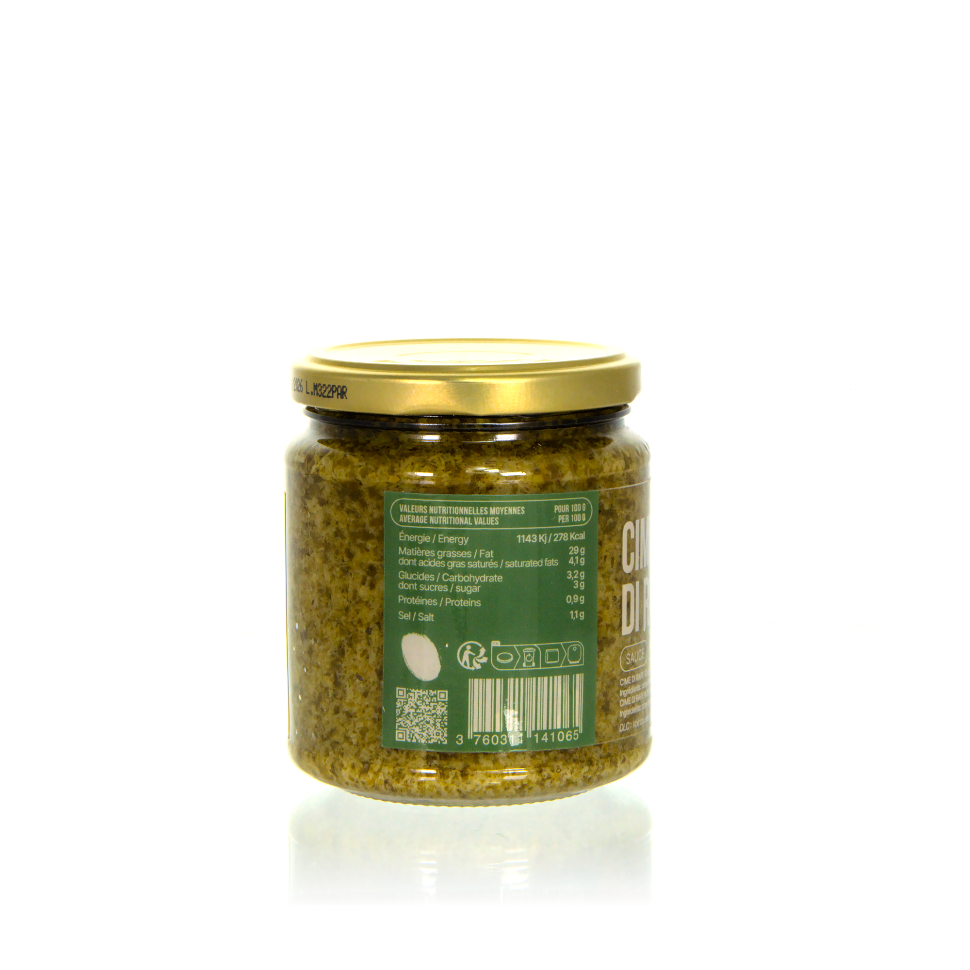 Olio di Serra Cime de Rapa - Sauce aus Stängelkohl mit Olivenöl