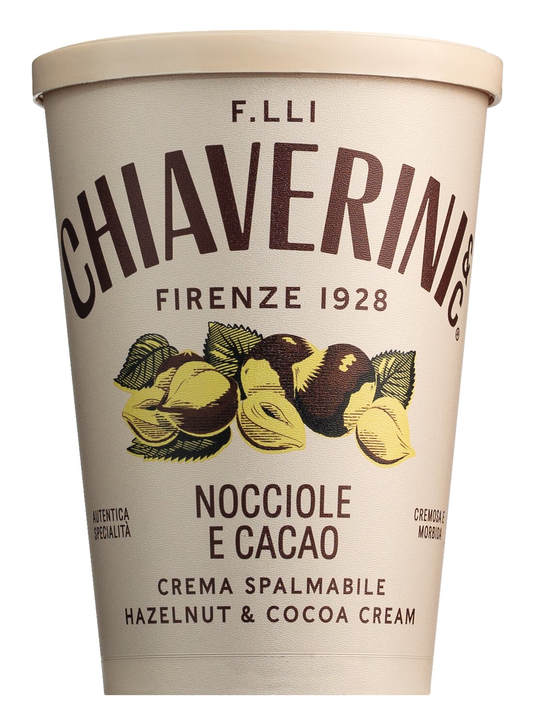 Chiaverini Crema di nocciole e cacao - Haselnusscreme mit Kakao