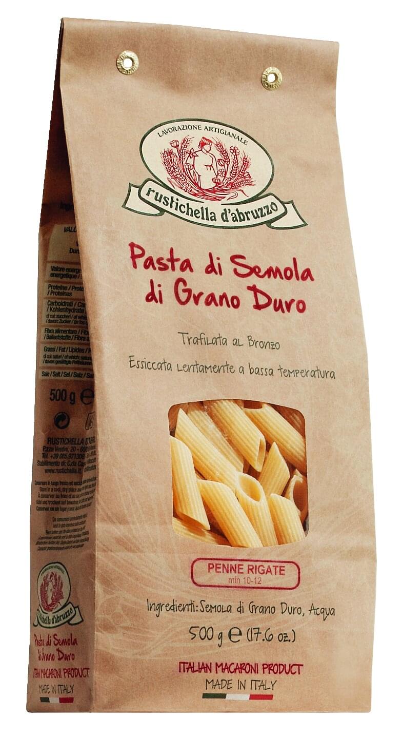 Penne Rigate im Pappbeutel